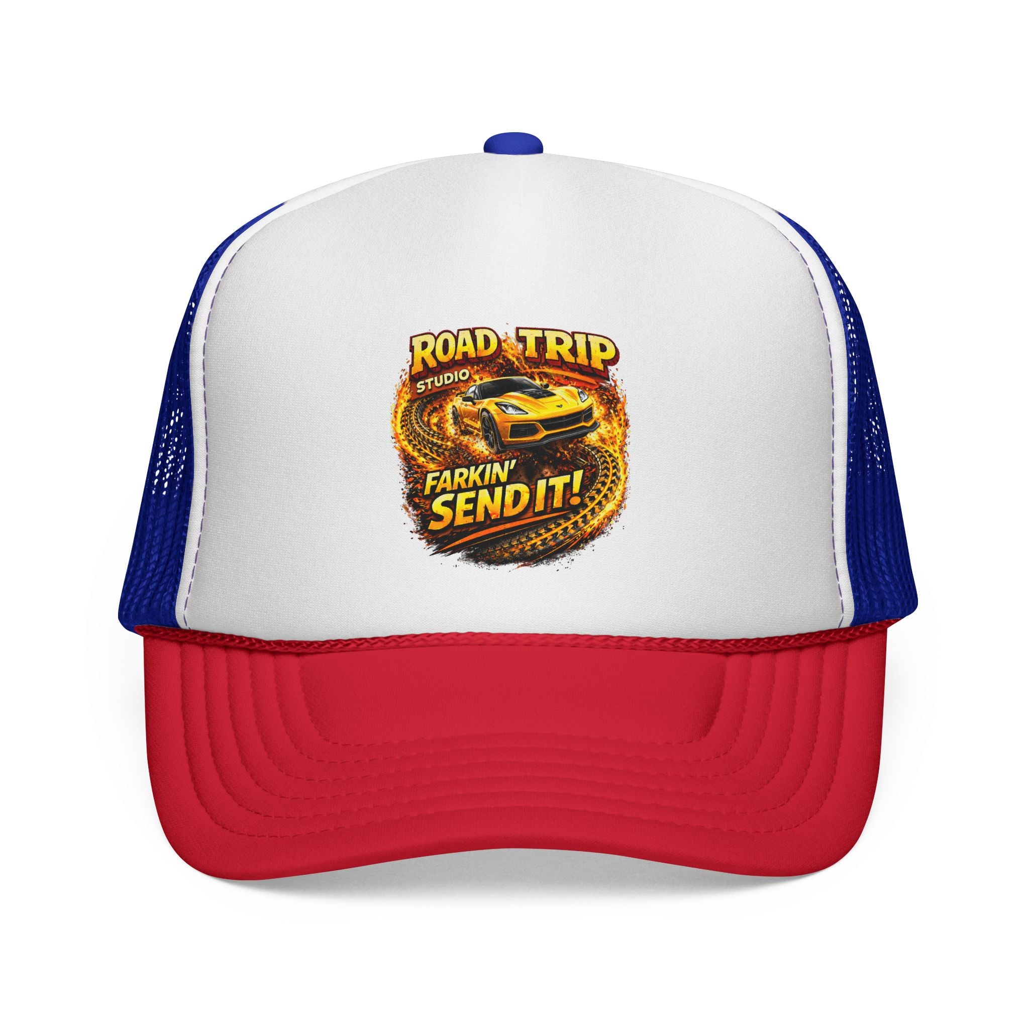 Farkin’ Send It Sports Car Trucker Cap