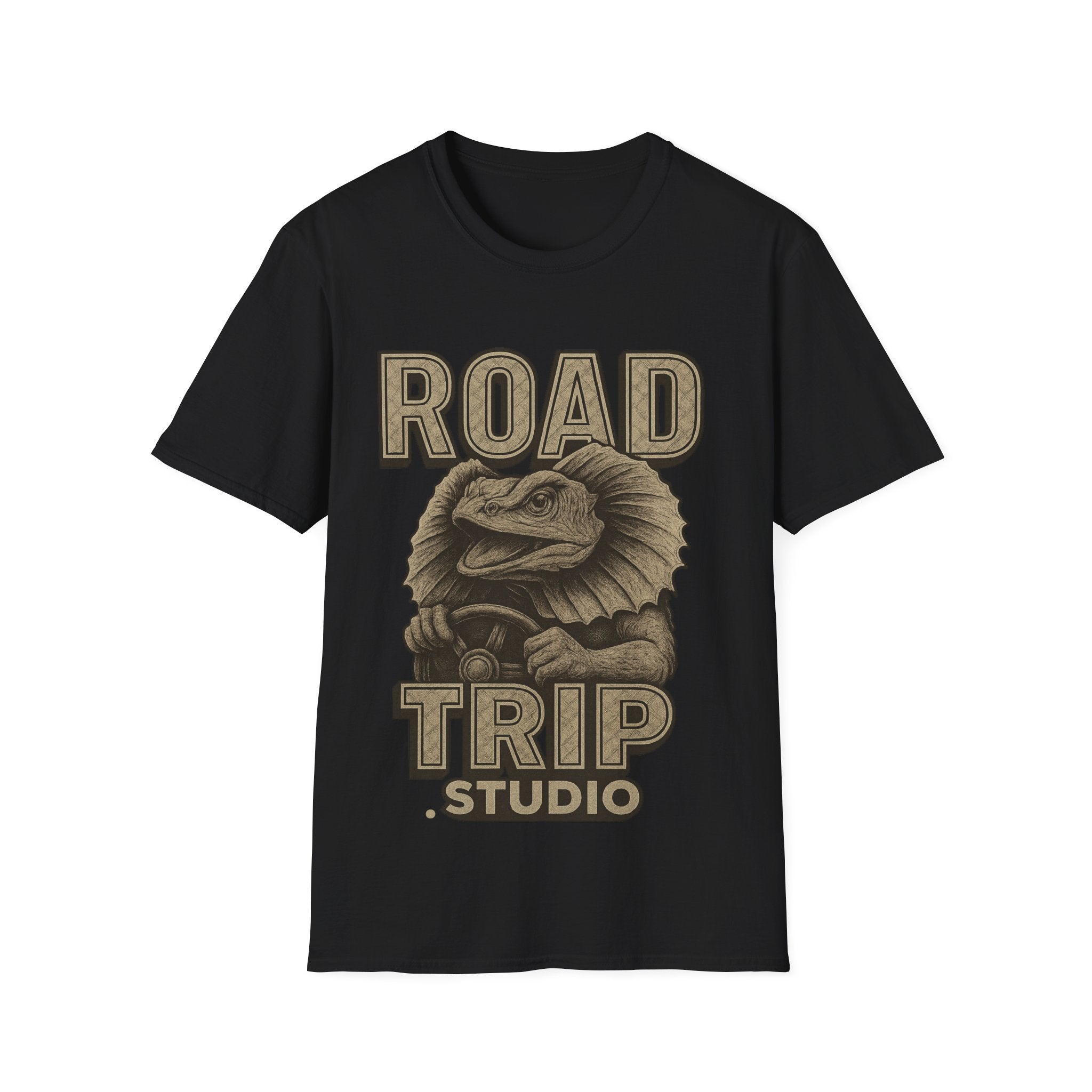 Road Trippin’ Frilled Neck Tee