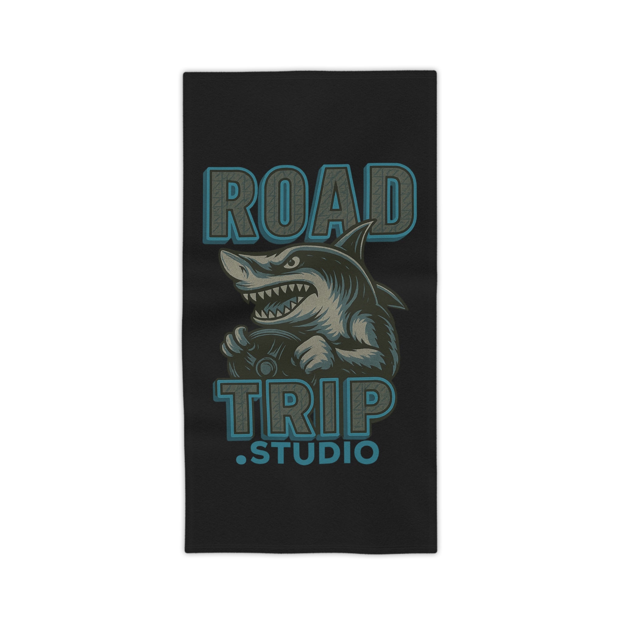 Road Trippin’ Shark Beach Towel