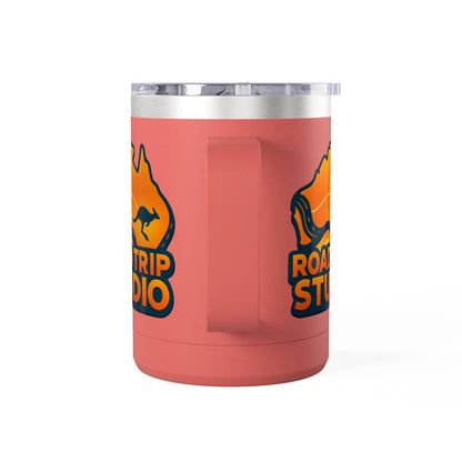 Road Trip Studio 15oz Travel Mug — Australian Map & Kangaroo Logo Tumbler