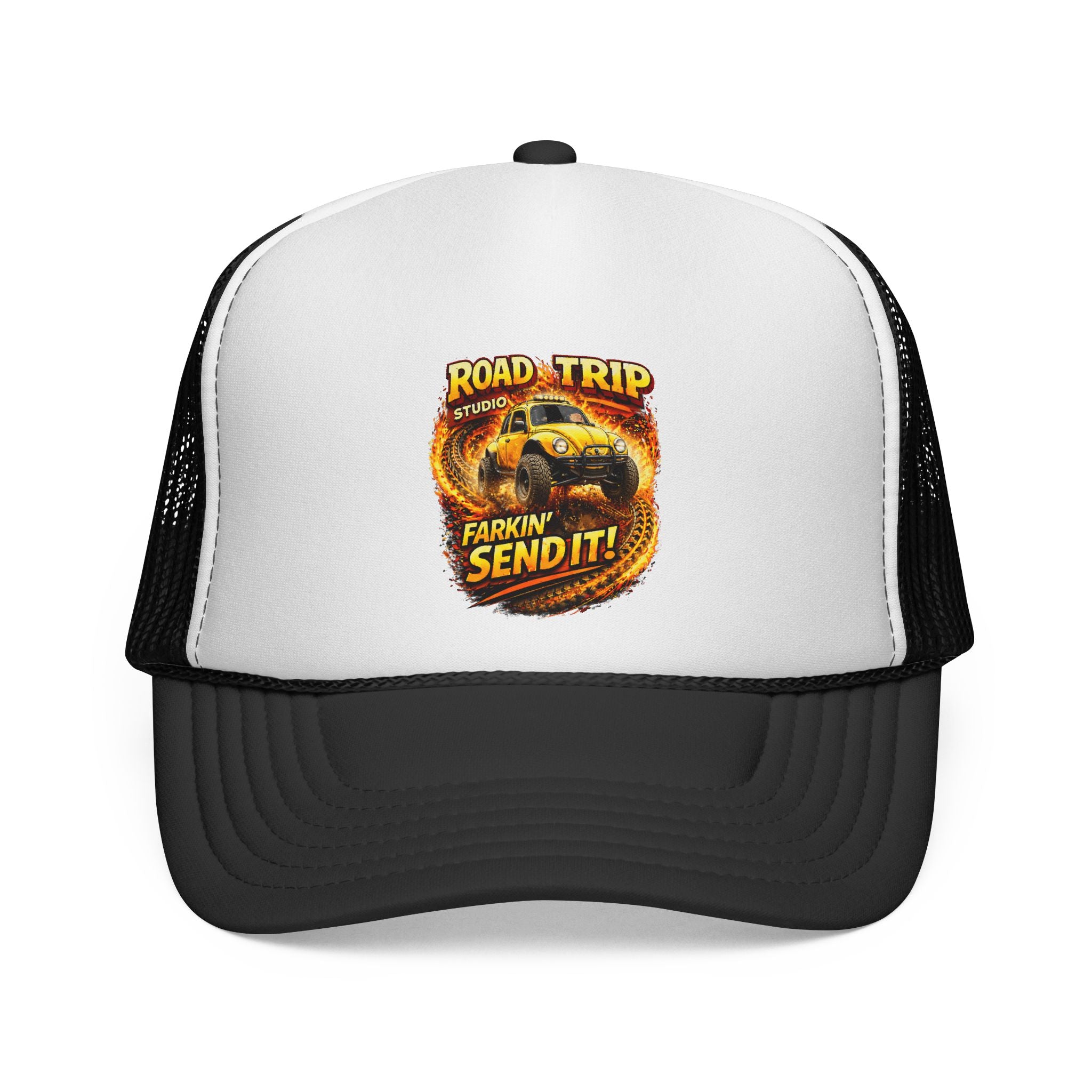 Farkin’ Send It Beetle Buggy Trucker Cap