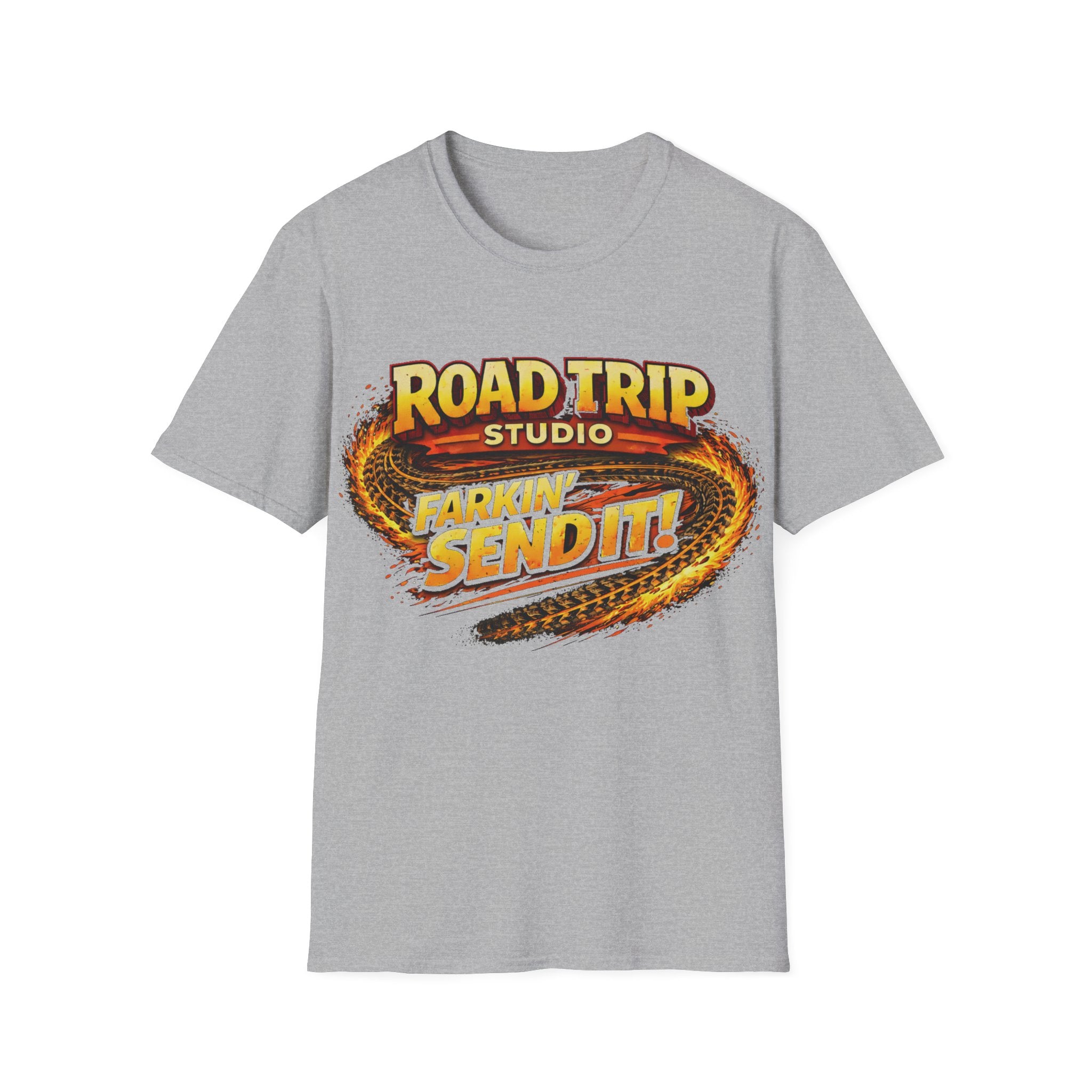 Road Trip Studio - Farkin Send It Logo T-Shirt — Official Road Trip Merch